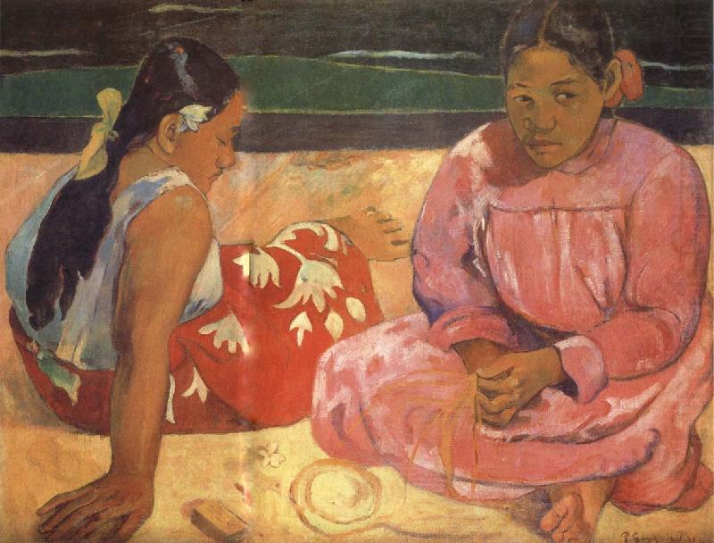 Paul Gauguin Two Women on the Beach china oil painting image
